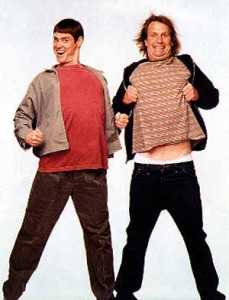 Jim Carrey et Jeff Daniels de Dumb & Dumber